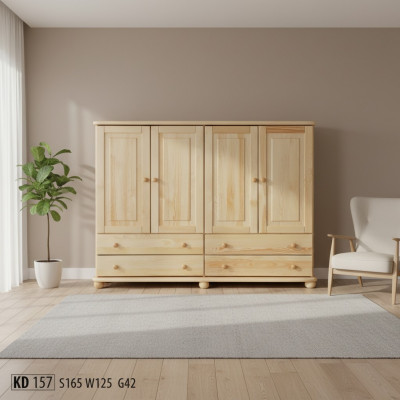 Commode Design Lowboard Buffet Armoire en vrai bois Buffet Commodes Buffet