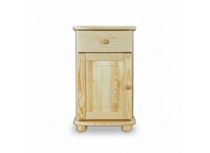 Meuble de bois massif de style classique, commode de fabrication artisanale en bois massif.