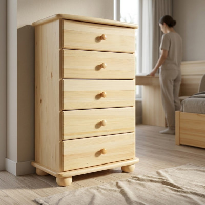 Highboard en pin massif Armoire en bois massif Bahut Commode Armoires