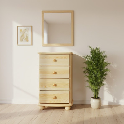 Commode en bois en bois massif Meubles Commodes en bois massif Étagère massive Armoire neuve