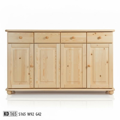 Commode 165cm Buffet Armoire Buffet Bois Armoire Mobilier Commodes Bois massif