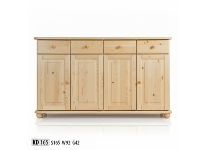 Commode 165cm Buffet Armoire Buffet Bois Armoire Mobilier Commodes Bois massif