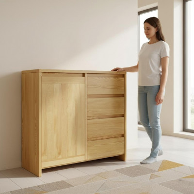 Tiroirs Coffre de tiroirs Armoires neufs Buffet Meubles Armoire Buffet Bois massif