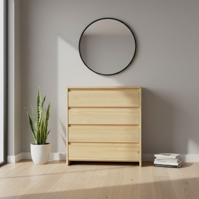 Commode solide Buffet Armoire Meubles en bois massif Nouveaux Buffet Commodes