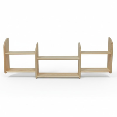 Étagère 150 * 19 * 47 cm en pin massif Étagère de bureau en bois massif