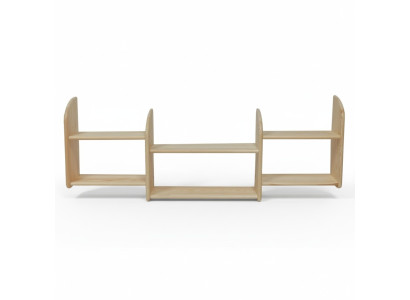 Étagère 150 * 19 * 47 cm en pin massif Étagère de bureau en bois massif
