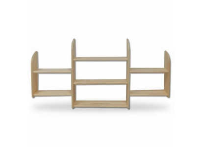 Étagère murale en bois massif de pin 150x69cm étagère murale en bois massif étagère à fleurs étagère suspendue.