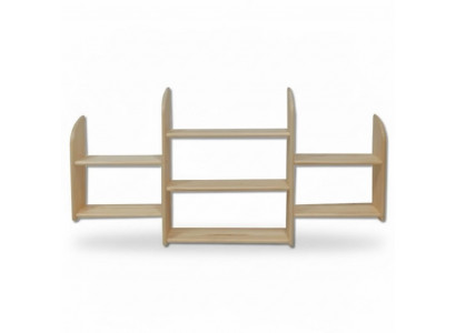 Étagère murale en bois massif de pin 150x69cm étagère murale en bois massif étagère à fleurs étagère suspendue.