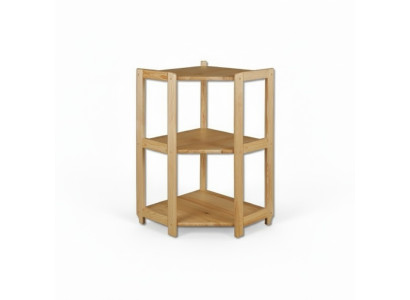 Étagère d'angle Bibliothèque Étagère murale Salon Étagères en bois massif Étagères d'angle Bureau
