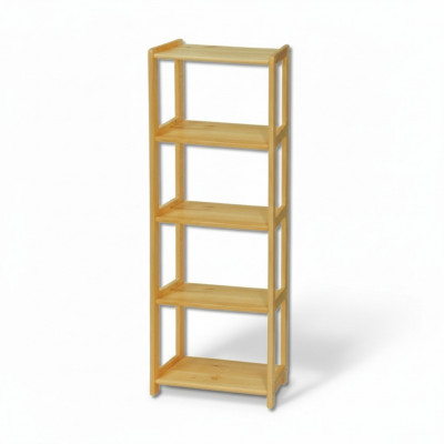 Étagère murale en bois, bibliothèque, étagère de rangement, armoire, étagère debout de bureau en bois massif neuve