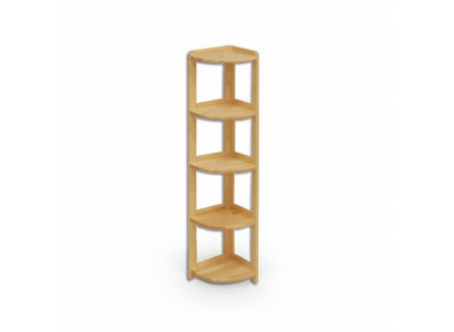 Étagère d'angle Étagère à livres Salon Étagère murale en bois massif Étagères d'angle Bureau nouveau