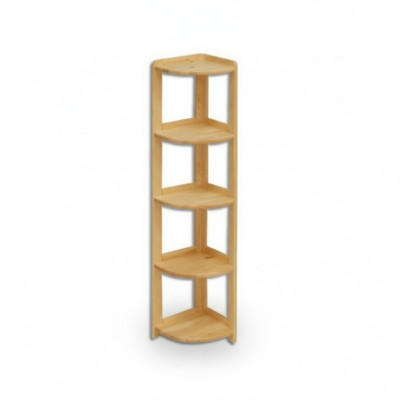 Étagère d'angle Bibliothèque Salon Étagère murale en bois véritable Étagères d'angle Bureau neuf