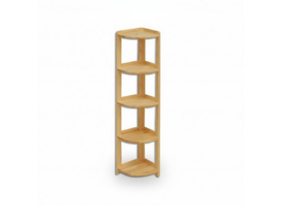 Étagère d'angle Bibliothèque Salon Étagère murale en bois véritable Étagères d'angle Bureau neuf