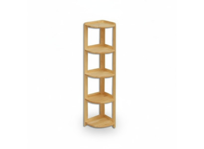 Étagère d'angle Bibliothèque Salon Étagère murale en bois véritable Étagères d'angle Bureau neuf