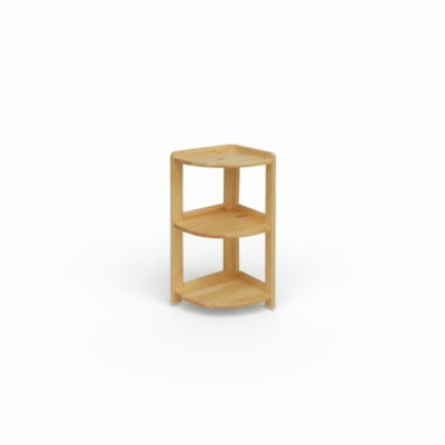 Étagère d'angle Étagères en bois massif Armoire de rangement Meuble solide 30x30x86cm nouveau