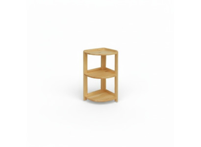 Étagère d'angle Étagères en bois massif Armoire de rangement Meuble solide 30x30x86cm nouveau