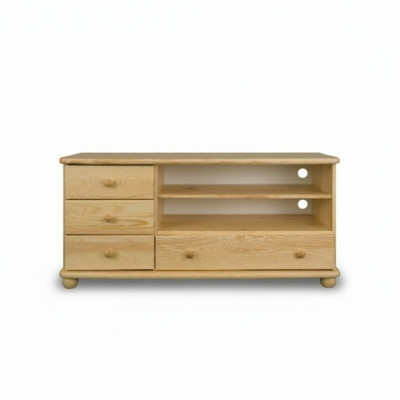 Meuble de télévision Bahut en bois Commode Buffets Salon Commodes 124cm Meuble massif