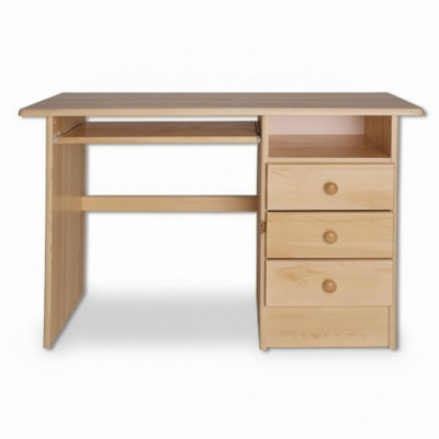 Bureau en bois massif Table en bois massif Meuble de bureau Bureau massif