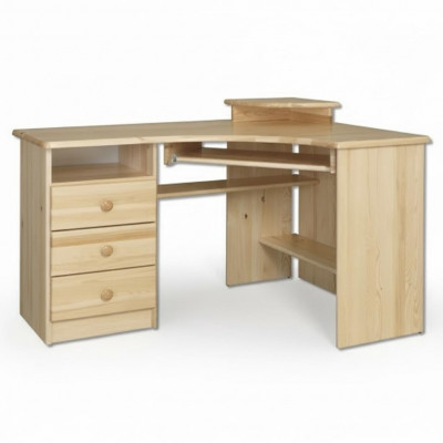 Table Bois Bureau Tables Table D'angle Bureau D'ordinateur Bois Massif Véritable bois