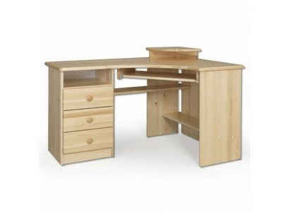 Table Bois Bureau Tables Table D'angle Bureau D'ordinateur Bois Massif Véritable bois