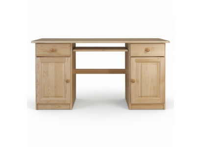 Bureau table en bois Bureau de bureau Table Mobilier de bureau Bois massif Bureau d'ordinateur