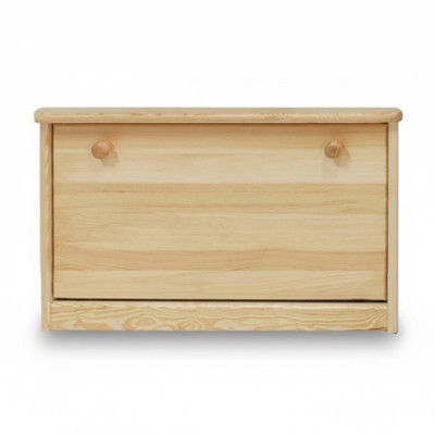 Armoire à chaussures en pin Commode en bois massif Meuble solide Porte-chaussures basculeur Range-chaussures