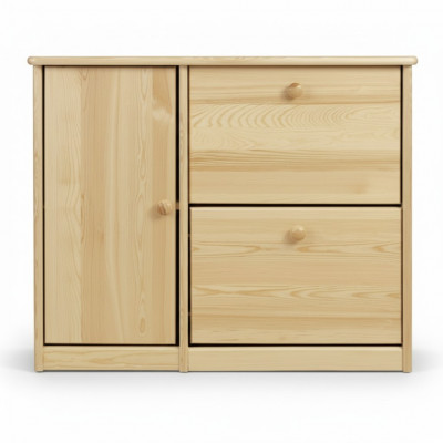 Meuble à chaussures Compartiment de meuble à chaussures Commode en bois massif Meuble solide Rangement à chaussures Étagère