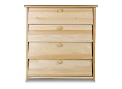 Meuble à chaussures 4 compartiments Commode en bois massif Meuble à chaussures en bois massif