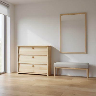 Armoire à chaussures, commode, meuble en vrai bois, meuble en bois massif, inclinable à chaussures, étagère.