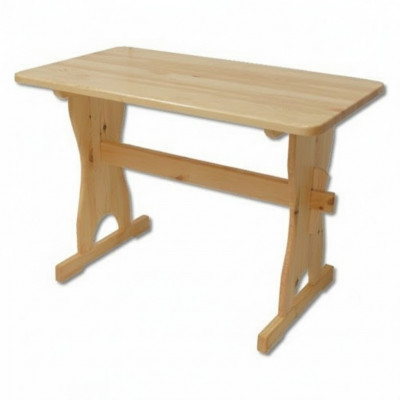 Table à manger Tables en bois Salle à manger Table 120x60 Bois massif Tables à manger En bois massif