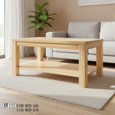 Table en bois Tables basses en bois massif Meubles de salon 120x70cm Tables massives