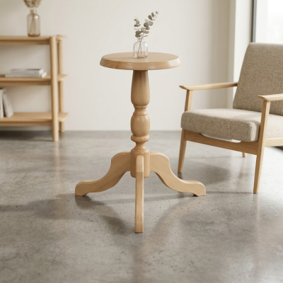 Support pour fleurs, support en bois, stand de travail russe en bois véritable de 50 cm.