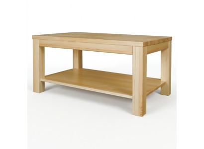 Table en bois Tables basses en bois massif Mobilier de salon 120x70cm Tables massives