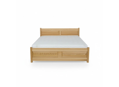 Lit en bois massif Chambre à coucher Lits 100x200 cm Lit simple Mobilier solide