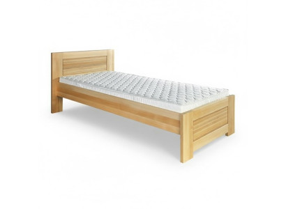 Lit en bois Lit en vrai bois Chambre Hôtel Style Massif Mobilier Solide Lits