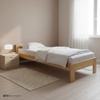 Lit simple fait à la main Lit en bois Lit pour enfants Lit en bois massif Lit en bois véritable Lits nouveaux