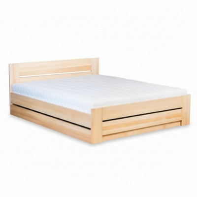 Lit 180x200cm Lits en bois massif Lit double Lit conjugal Mobilier de chambre neuf