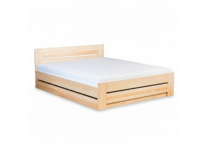 Lit 180x200cm Lits en bois massif Lit double Lit conjugal Mobilier de chambre neuf