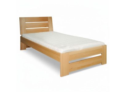 Lit en bois Vrai lit Lits Hôtel 100x200 Style Mobilier massif Chambre