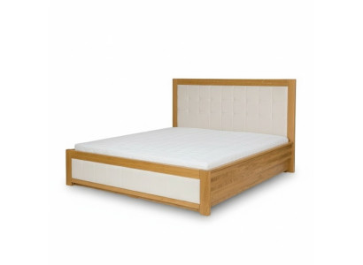 Lit double Lits en bois en bois massif 180x200cm Chambre à coucher Lit en bois massif