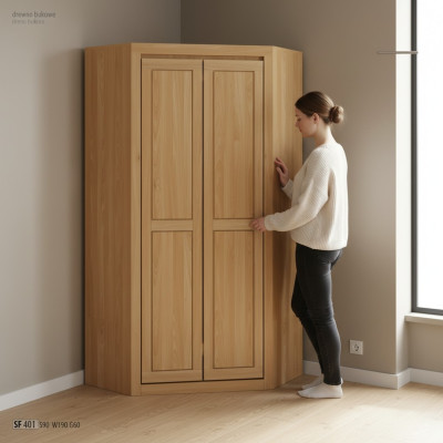 Armoire Armoire en chêne Armoire en bois massif Armoire de chambre solide Armoires neuves