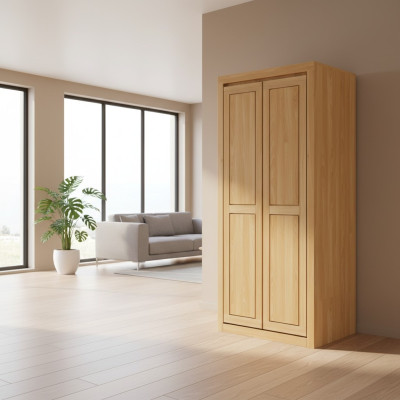 Armoire Armoire en chêne Armoire en bois massif Armoire de chambre solide Armoires neuves