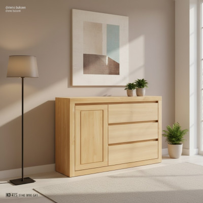 Conception des commodes Armoire Buffet Buffet Cabinets Commode Meubles en bois massif Bois