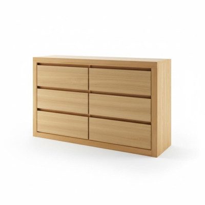 Commode en bois Tiroirs Commode en bois fait main Bois véritable Chambre à coucher Commode neuve