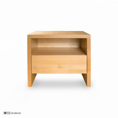 Table de chevet Table de chevet Table de chevet Commode 1 tiroir en bois véritable fait main