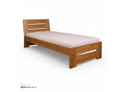 Lits en bois massif Lit en bois Lit double 100x200 cm neuf Lit en bois massif Lit rembourré neuf