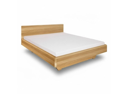 Conception Lit en bois massif 180x200 Lits Chêne Lit en bois en Chambre Cadre de lit