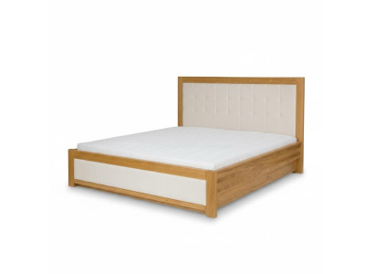 Lit en bois massif Double Lits de mariage Hêtre Meubles de chambre à coucher Bois neuf 180x200cm