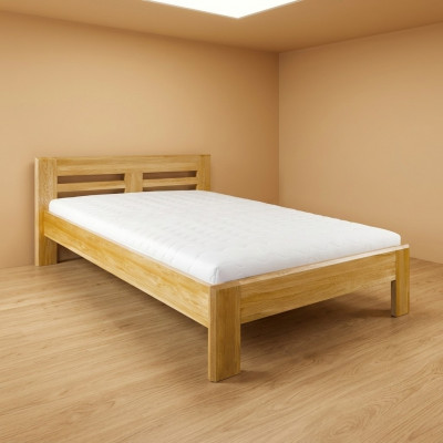 Lit en bois Lit en bois massif Lits Chambre Hôtel 180x200 Style Meubles en bois massif