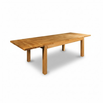 Table en bois massif véritable 180x90cm Tables de salle à manger Table en bois massif de chêne Meubles